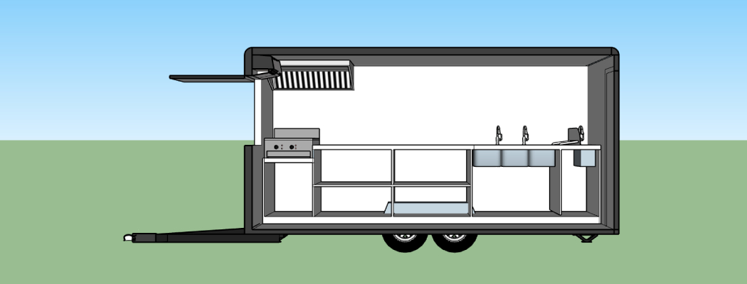 new mobile kitchen trailer design